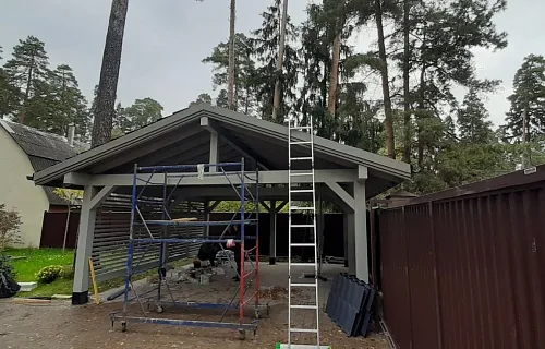 Навес для двух машин ФОРТЕ — Фото 6