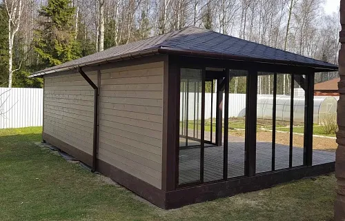 Застекленная беседка ЛЕТНЯЯ РОЩА — Фото 2