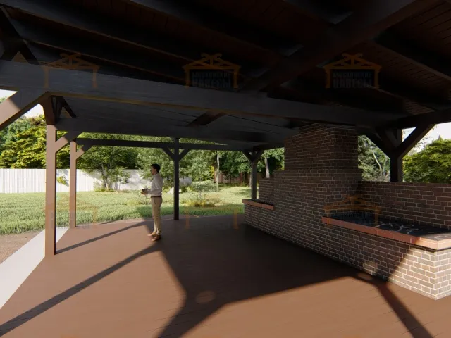 НАВЕС ДЛЯ БАРБЕКЮ НОРМАНДИЯ MAXI — Фото 8