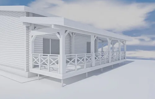 ВЕРАНДА К ДОМУ КАЗАНСКАЯ — Фото 5