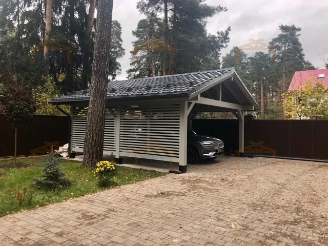 Навес для двух машин ФОРТЕ — Фото 5