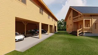 Гараж для нескольких машин АВТОТЕХ - миниатюра