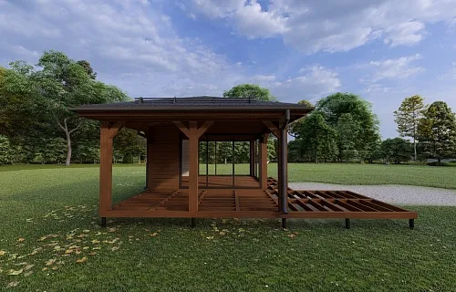 Застекленная беседка АДМИРАЛ 2.0 — Фото 8