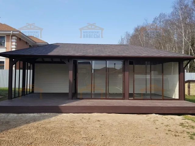 Застекленная беседка ЛЕТНЯЯ РОЩА — Фото 3