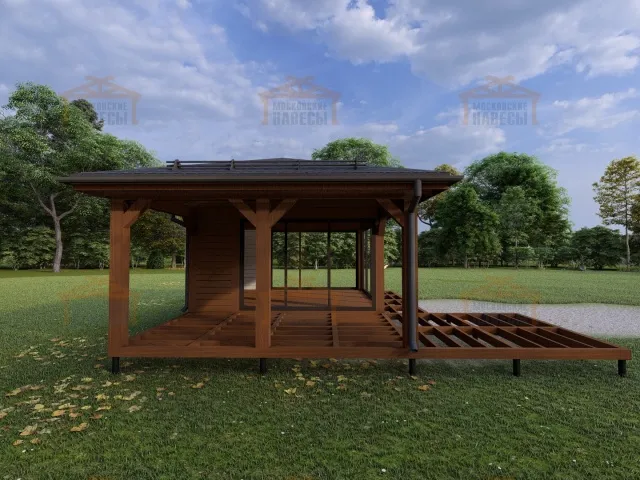 Застекленная беседка АДМИРАЛ 2.0 — Фото 8