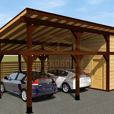 Несколько навесов и беседок на одном участке под ключ