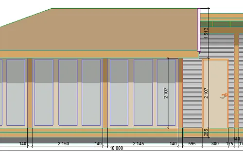 Застекленная беседка с хозблоками ТЕСЛА — Фото 9