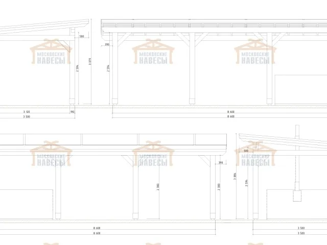 Навес-беседка НЕАПОЛЬ — Фото 7