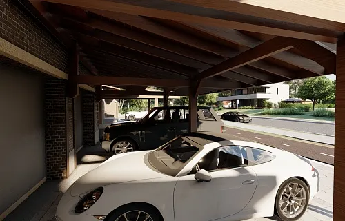 Навес для машин ТАУНХАУС — Фото 4