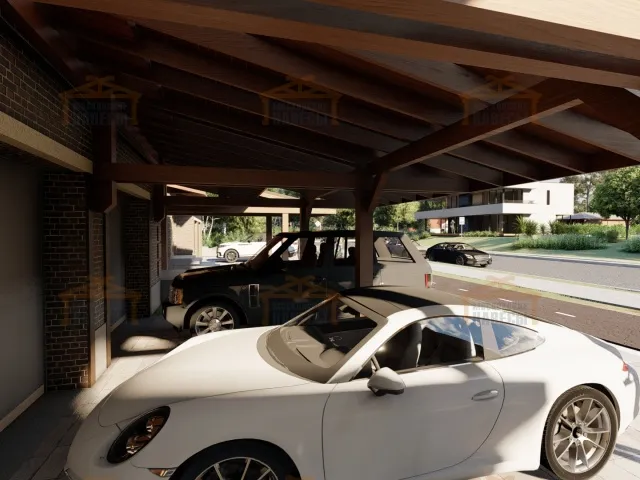 Навес для машин ТАУНХАУС — Фото 4