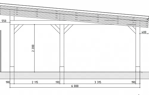 Навес для двух машин РОНДО — Фото 12