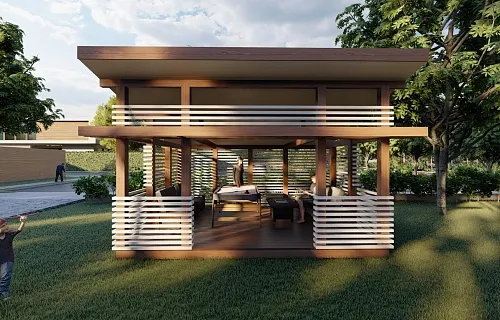 НАВЕС-БЕСЕДКА ПЕРСИЯ — Фото 6