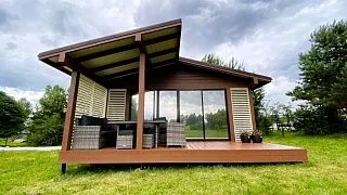 Застекленная беседка ГЛОРИЯ - миниатюра