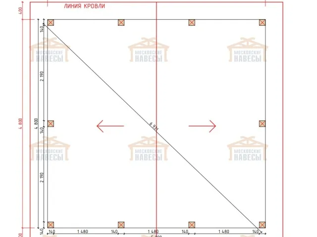 НАВЕС ДЛЯ БАРБЕКЮ ТЕРРА — Фото 4