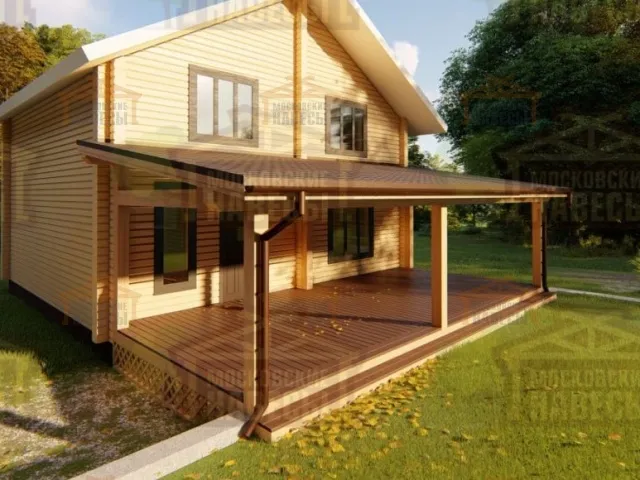 ВЕРАНДА К ДОМУ ХВОЙНАЯ — Фото 6