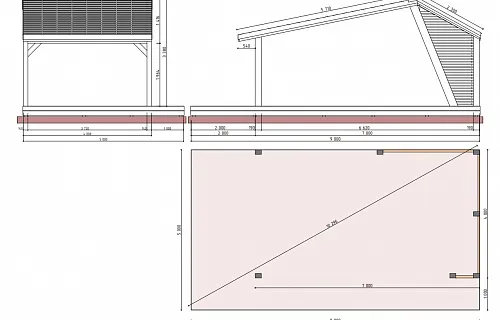 НАВЕС-БЕСЕДКА МОДЕРН — Фото 8