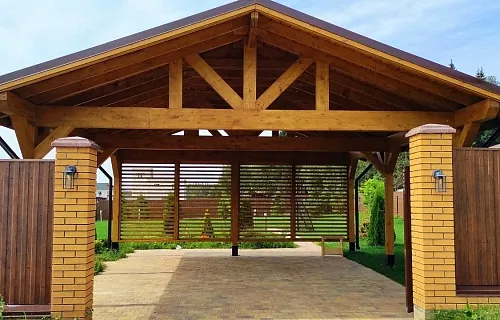 Навес для двух машин КАНТРИ 2.0 — Фото 2