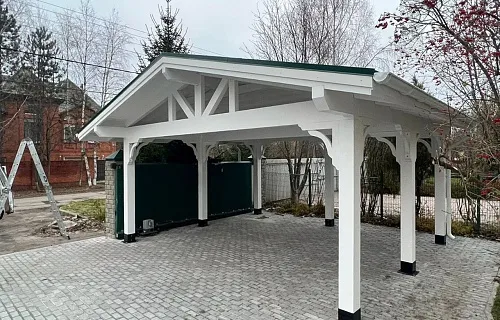 Навес для двух машин КАТАЛОНИЯ — Фото 2