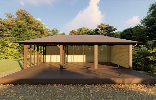 Застекленная беседка ЛЕТНЯЯ РОЩА — Фото 7