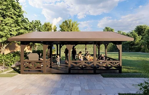 Навес для барбекю ЛУИЗИАНА — Фото 6