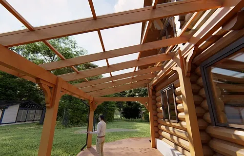 ВЕРАНДА К ДОМУ САМПИ — Фото 3