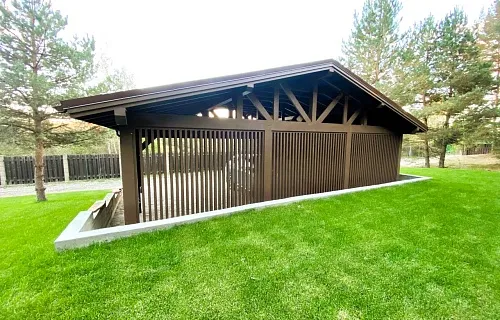 Навес для трех машин ТРИО — Фото 2