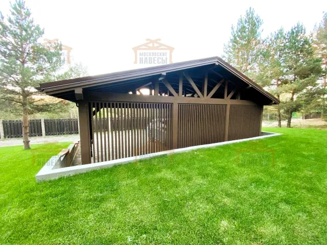 Навес для трех машин ТРИО — Фото 2