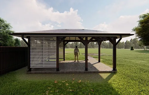 НАВЕС-БЕСЕДКА АРИАДА — Фото 6