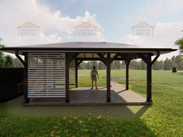 НАВЕС-БЕСЕДКА АРИАДА — Фото 6