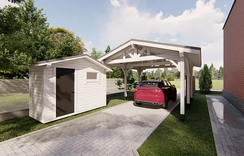 Навес для авто и хозблок ИЗМИР — Фото 5