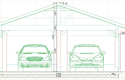 Деревянный навес РУБЛЕВСКИЙ — Фото 9