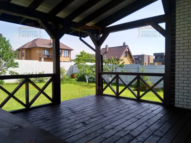 ВЕРАНДА К ДОМУ ЛЕСНАЯ — Фото 3