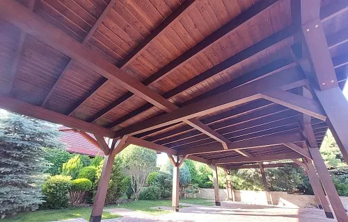 Односкатный навес для автомобилей ЛЕОН — Фото 3