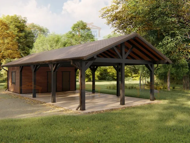 Навес с хозблоком УЛЬТРА — Фото 2