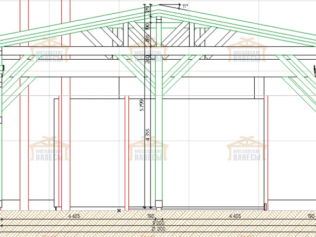 Навес для много машин РЕНЕССАНС — Фото 10