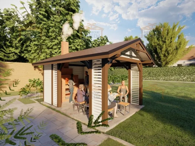 Навес для барбекю МИСТРАЛЬ — Фото 3