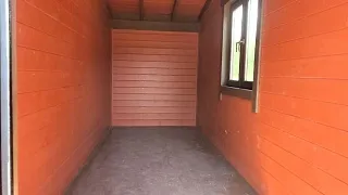Навес для двух авто с хозблоком МОНОЛИТ - миниатюра