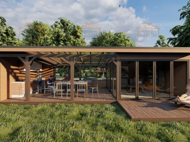 Застекленная беседка ДОЛЬЧЕ ВИТА — Фото 2