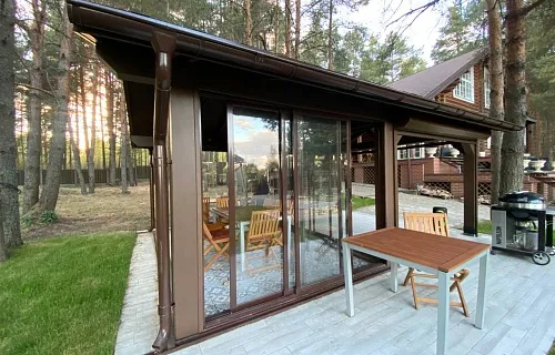 Застекленная беседка БУРЕВЕСТНИК 2.0 — Фото 3