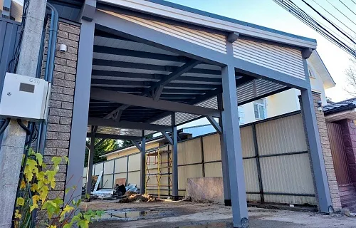 Навес односкатный для автомобилей ОСТИН — Фото 4