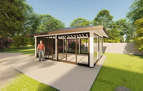 Застекленная беседка ЧАЙКА — Фото 7