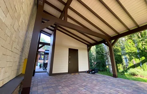 Навес с хозблоком ОРИОН — Фото 2