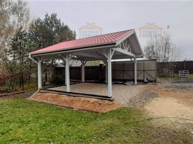 Навес для двух машин КАНТРИ — Фото 8