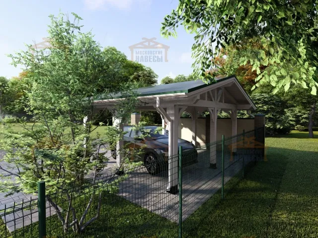 Навес для двух машин КАТАЛОНИЯ — Фото 5