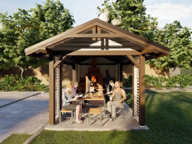 Навес для барбекю МИСТРАЛЬ — Фото 4