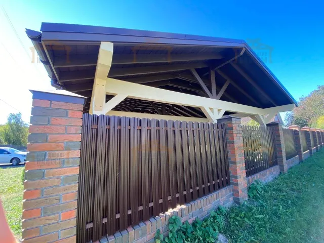 Деревянный навес РУБЛЕВСКИЙ — Фото 4