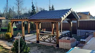 НАВЕС ДЛЯ БАРБЕКЮ ФЭМИЛИ ПАРК - миниатюра