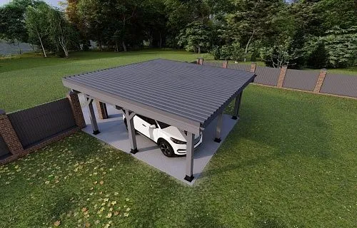 Навес для двух машин ФЛЭТ 3.0 — Фото 2