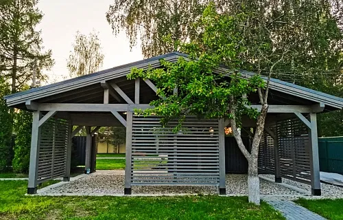 Навес для трех машин ТРИО — Фото 7