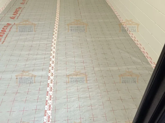 Деревянный навес для двух авто с хозблоком ПАНТЕОН — Фото 8